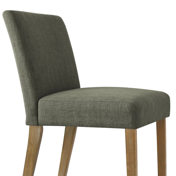 4 Seater Dining Table Sets With 41.5'' Round Table & 4 Upholstered Linen Chairs