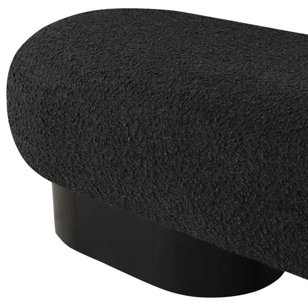 Nancion Fabric Upholstered Bench - Wooden bazar
