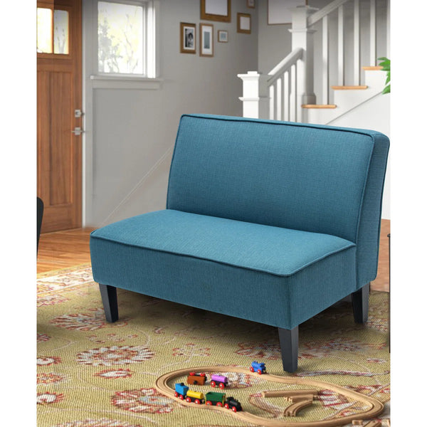 Devair Upholstered 44'' Loveseat  Wooden Bazar