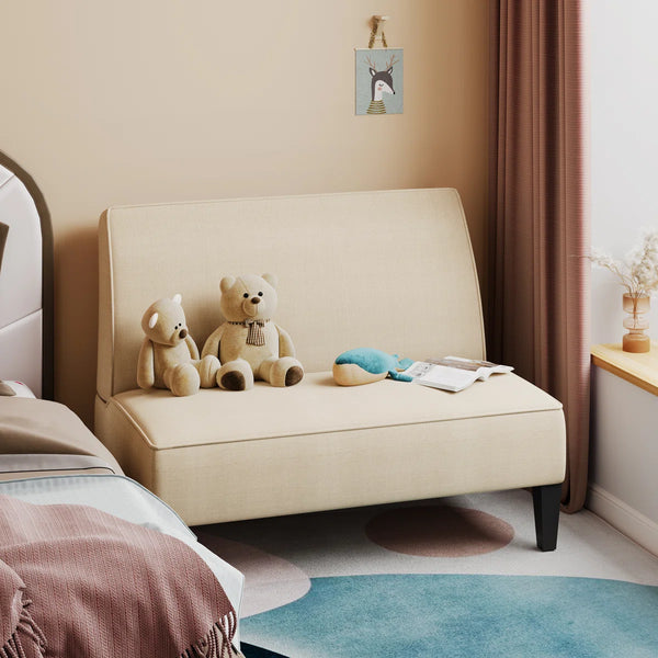 Devair Upholstered 44'' Loveseat  Wooden Bazar