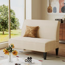 Devair Upholstered 44'' Loveseat  Wooden Bazar
