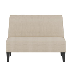 Devair Upholstered 44'' Loveseat  Wooden Bazar
