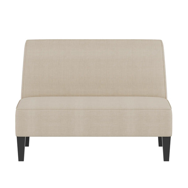 Devair Upholstered 44'' Loveseat  Wooden Bazar