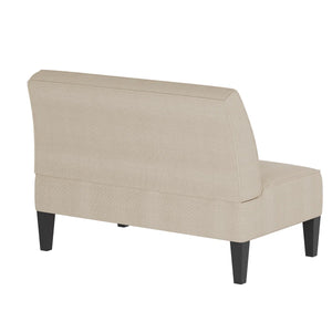 Devair Upholstered 44'' Loveseat  Wooden Bazar