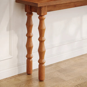 Solid Wood Console Table for Entryway, Hallway, or Living Room  Wooden Bazar