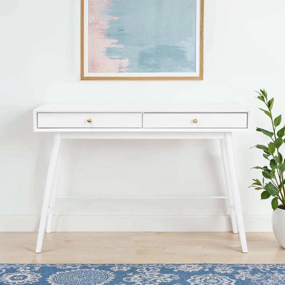 Dorsey  Wood Console Table with Drawers & Storage  Wooden Bazar