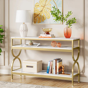 Modern Console Table for Entryway, Hallway & Living Room  Wooden Bazar
