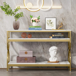 Modern Console Table for Entryway, Hallway & Living Room  Wooden Bazar
