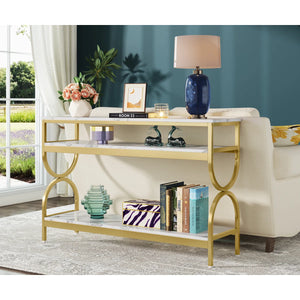 Modern Console Table for Entryway, Hallway & Living Room  Wooden Bazar