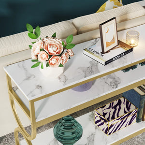 Modern Console Table for Entryway, Hallway & Living Room  Wooden Bazar
