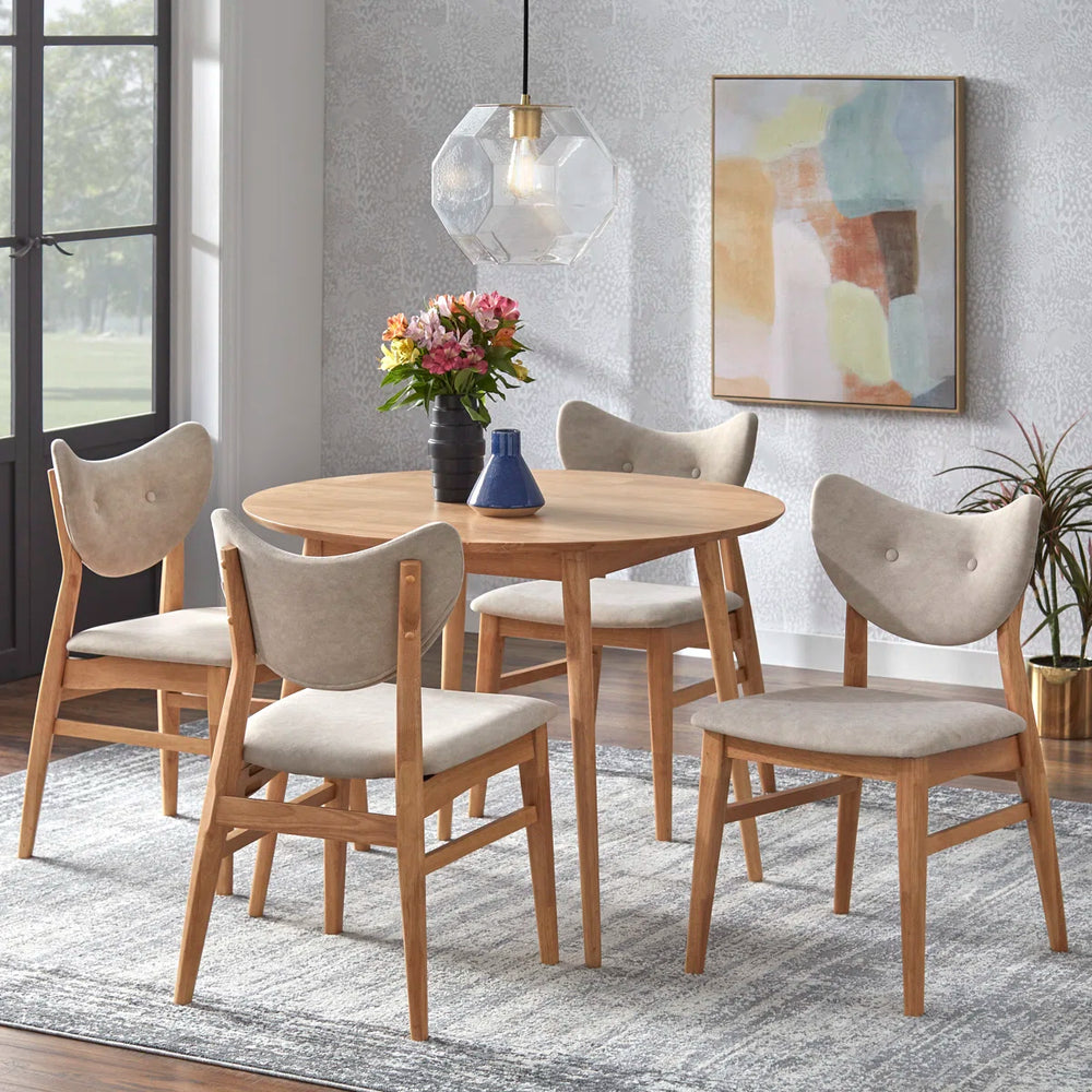 Modern 4 Seater  Dining Set - Wooden Bazar