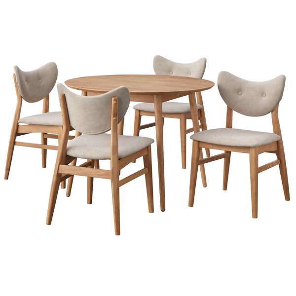 Modern 4 Seater  Dining Set - Wooden Bazar