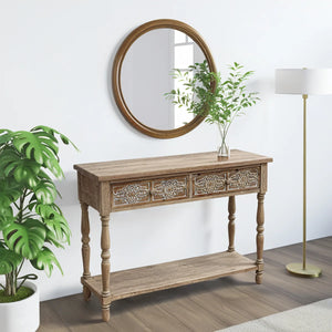 Console Table for Entryway, Hallway, Living Room & Bedroom  Wooden Bazar