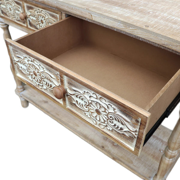 Console Table for Entryway, Hallway, Living Room & Bedroom  Wooden Bazar