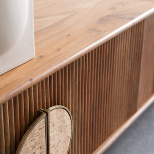 Livoong Modern Media Tv Unit for Modern Homes - Wooden Bazar
