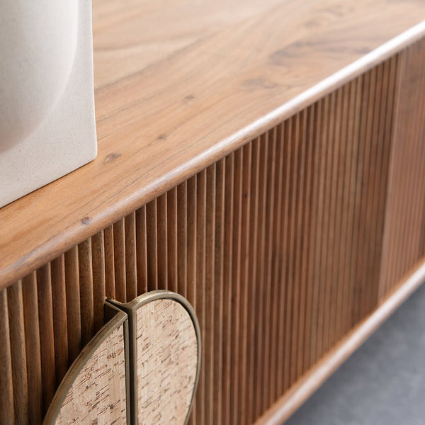 Livoong Modern Media Tv Unit for Modern Homes - Wooden Bazar