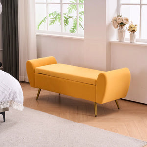Storage Bench End of Bed Ottoman for King Size Bed - Wooden Bazar