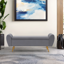 Storage Bench End of Bed Ottoman for King Size Bed - Wooden Bazar
