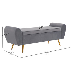 Storage Bench End of Bed Ottoman for King Size Bed - Wooden Bazar