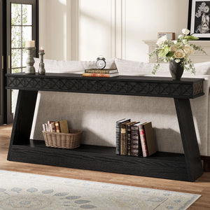 Erables Manufactured Wood Console Table with Shelf
