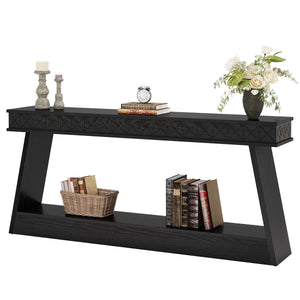 Erables Manufactured Wood Console Table with Shelf