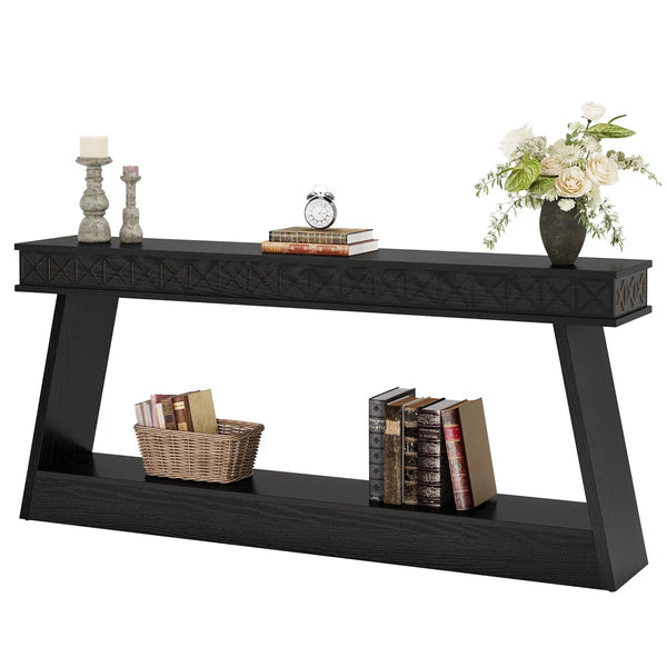 Erables Manufactured Wood Console Table with Shelf