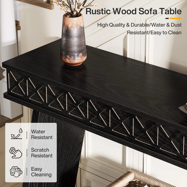 Erables Manufactured Wood Console Table with Shelf