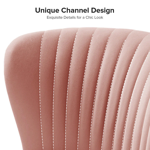 Velvet 2-Seat Armless Loveseat  Wooden Bazar