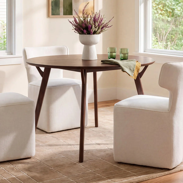 Evanston 42" Wood Dining Table  Wooden Bazar