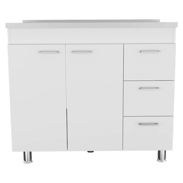 Nafron Utility Sink Base Cabinet - Wooden Bazar