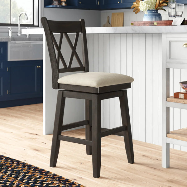 Fortville Counter Stool  Wooden Bazar