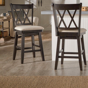 Fortville Counter Stool  Wooden Bazar