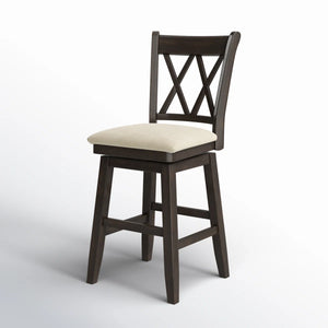 Fortville Counter Stool  Wooden Bazar