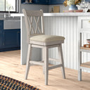 Fortville Counter Stool  Wooden Bazar