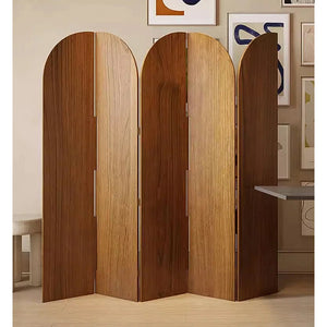 French Antique White Cedar Wood Folding Room Divider  Wooden Bazar