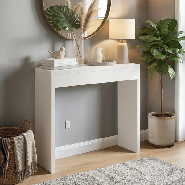 Modern Console Table for Entryway, Hallway & Living Room  Wooden Bazar