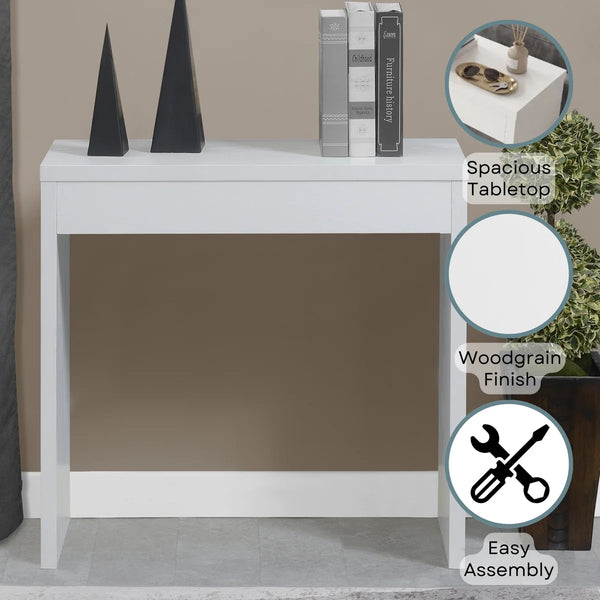 Modern Console Table for Entryway, Hallway & Living Room  Wooden Bazar
