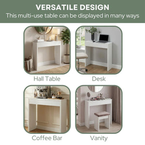 Modern Console Table for Entryway, Hallway & Living Room  Wooden Bazar