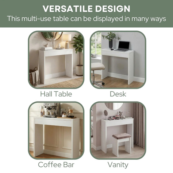 Modern Console Table for Entryway, Hallway & Living Room  Wooden Bazar