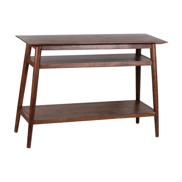 Grendon  Solid Wood Farmhouse Console Table  Wooden Bazar