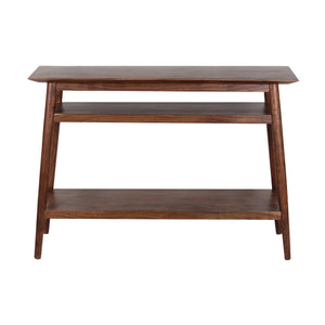 Grendon  Solid Wood Farmhouse Console Table  Wooden Bazar