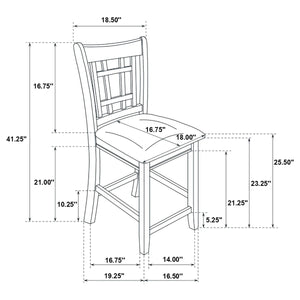 Oval Counter Height Dining Set Espresso - Wooden bazar
