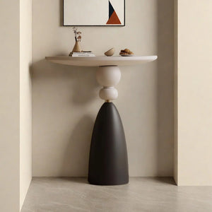 Unique Half-Circle Wooden Console Table for Entryway, Hallway & Living Room  Wooden Bazar