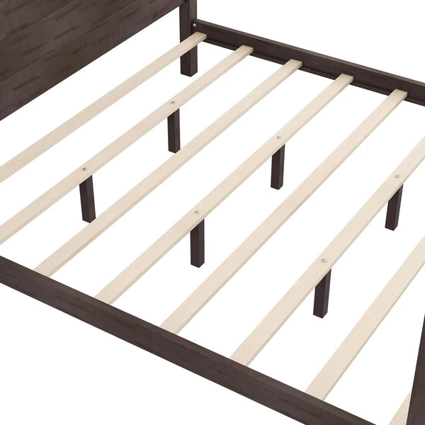 Kevilox Modern Canopy Bed - Wooden Bazar
