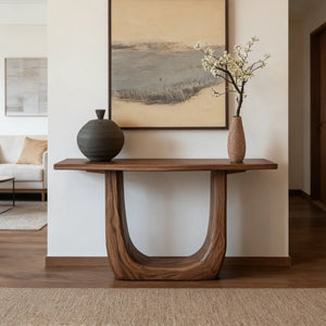 Hewitt Console Table for Entryway, Hallway & Living Room | Modern Accent Table  Wooden Bazar