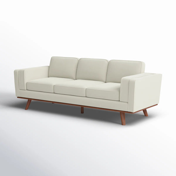 Stunner Upholstered 3 Seater Sofa - Wooden bazar