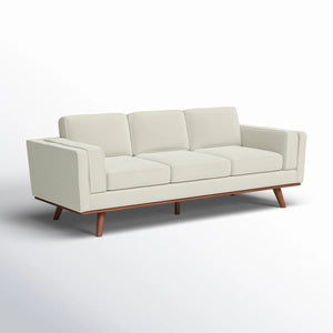 Stunner Upholstered 3 Seater Sofa - Wooden bazar