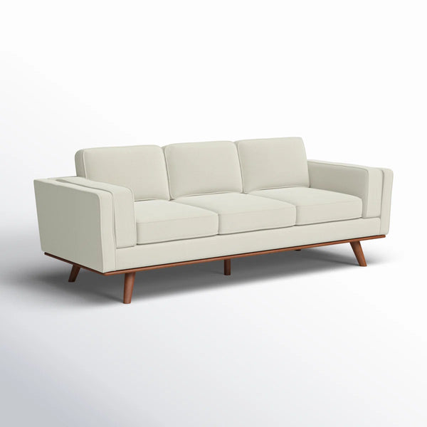 Stunner Upholstered 3 Seater Sofa - Wooden bazar