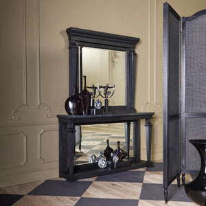 Josephine Room Divider Screen in Bleached Oak Finish   Wooden Bazar