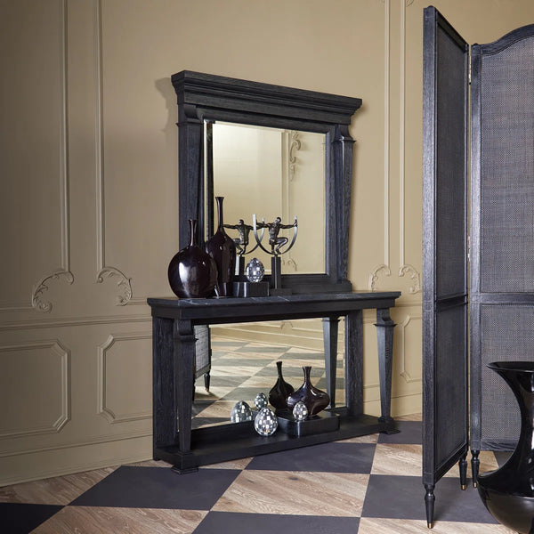 Josephine Room Divider Screen in Bleached Oak Finish   Wooden Bazar